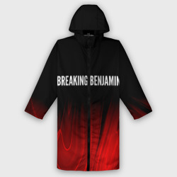 Мужской дождевик 3D Breaking Benjamin red plasma