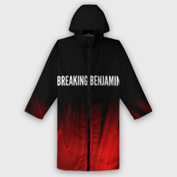 Женский дождевик 3D Breaking Benjamin red plasma