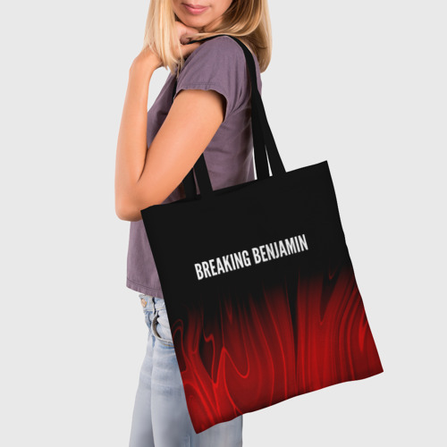 Шоппер 3D Breaking Benjamin red plasma - фото 3