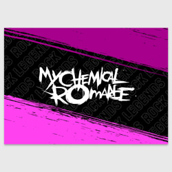 Поздравительная открытка My Chemical Romance rock Legends: надпись и символ