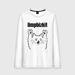 Мужской лонгслив хлопок Limp Bizkit - rock cat