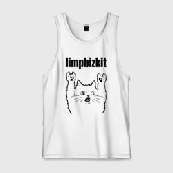 Мужская майка хлопок Limp Bizkit - rock cat