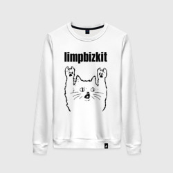 Женский свитшот хлопок Limp Bizkit - rock cat