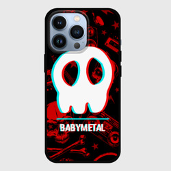 Чехол для iPhone 13 Pro Babymetal rock glitch