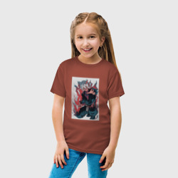 Детская футболка хлопок Огненный монах - габимару - фото 2