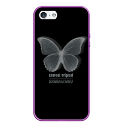 Чехол для iPhone 5/5S матовый Butterfly unusualy original