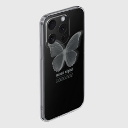 Чехол для iPhone 15 Pro Max силиконовый с защитой камеры Butterfly unusualy original - фото 2
