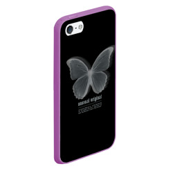 Чехол для iPhone 5/5S матовый Butterfly unusualy original - фото 2