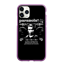 Чехол для iPhone 11 Pro матовый Paranoia trend