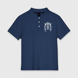 Женское поло хлопок Agnong resuct white