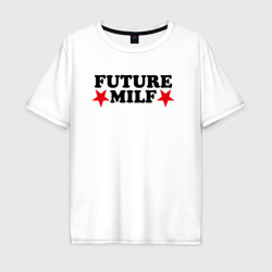 Мужская футболка хлопок Oversize Future MILF star