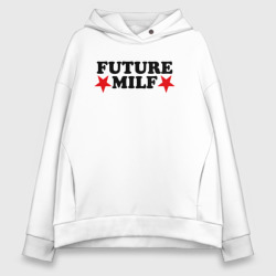 Женское худи Oversize хлопок Future MILF star