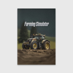 Обложка для паспорта матовая кожа Farming Simulator - Игрушечный желтый