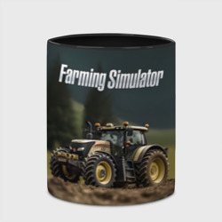 Кружка с полной запечаткой Farming Simulator - Игрушечный желтый - фото 2