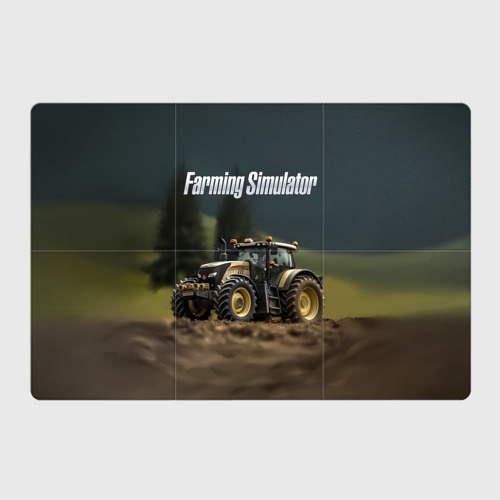 Магнитный плакат 3Х2 Farming Simulator - Игрушечный желтый