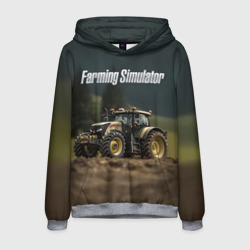 Мужская толстовка 3D Farming Simulator - Игрушечный желтый