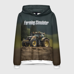 Мужская толстовка 3D Farming Simulator - Игрушечный желтый