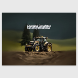 Поздравительная открытка Farming Simulator - Игрушечный желтый