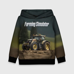 Детская толстовка 3D Farming Simulator - Игрушечный желтый