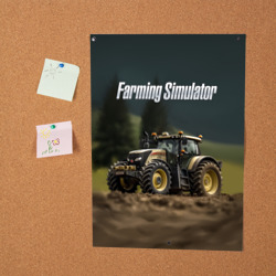 Постер Farming Simulator - Игрушечный желтый - фото 2