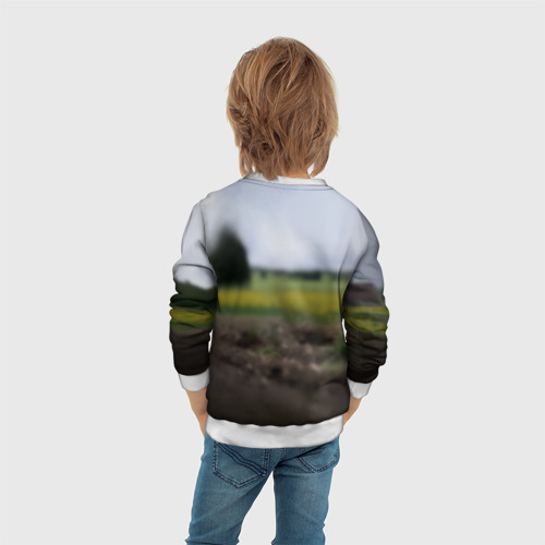 Детский свитшот 3D Farming Simulator - Игрушечный зеленый, цвет 3D печать - фото 6