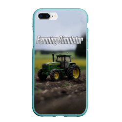 Чехол для iPhone 7Plus/8 Plus матовый Farming Simulator - Игрушечный зеленый