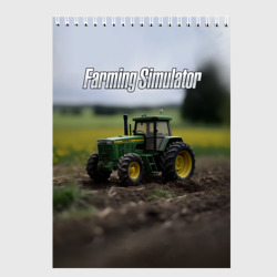 Скетчбук Farming Simulator - Игрушечный зеленый
