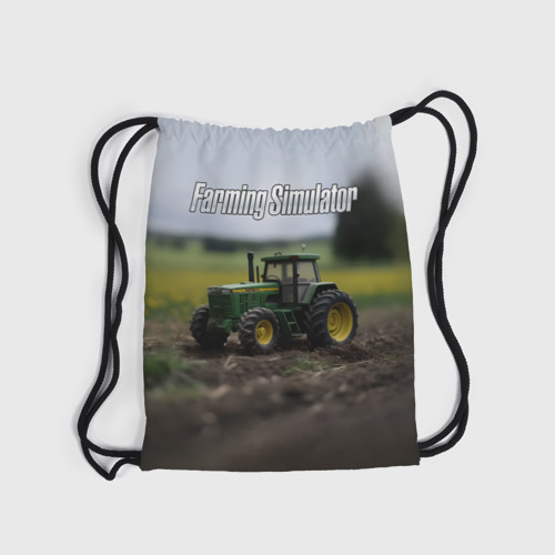 Рюкзак-мешок 3D Farming Simulator - Игрушечный зеленый - фото 6