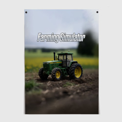 Постер Farming Simulator - Игрушечный зеленый