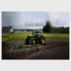 Поздравительная открытка Farming Simulator - Игрушечный зеленый