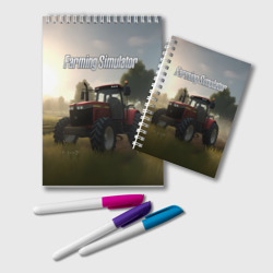 Блокнот Farming Simulator - Красный трактор