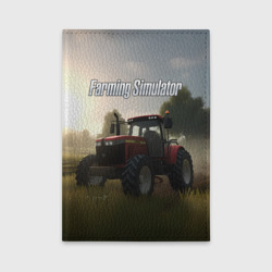 Обложка для автодокументов Farming Simulator - Красный трактор