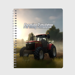 Тетрадь Farming Simulator - Красный трактор