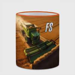 Кружка с полной запечаткой Farming Simulator - Зеленый трактор - фото 2