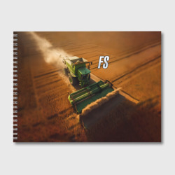 Альбом для рисования Farming Simulator - Зеленый трактор