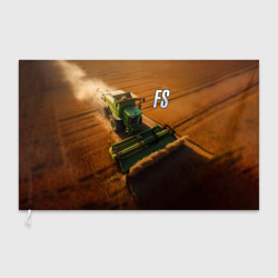 Флаг 3D Farming Simulator - Зеленый трактор