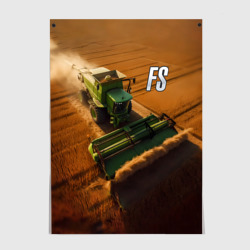 Постер Farming Simulator - Зеленый трактор