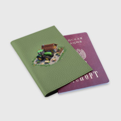 Обложка для паспорта матовая кожа Farming Simulator - Изометрия - фото 2