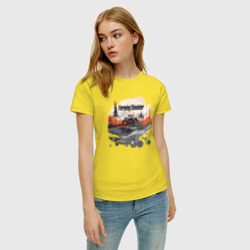 Женская футболка хлопок Farming Simulator - Vector flat - фото 2