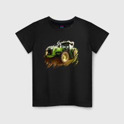 Детская футболка хлопок Farming Simulator - brushstroke