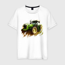 Мужская футболка хлопок Farming Simulator - brushstroke