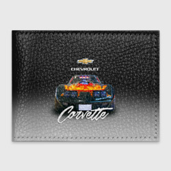 Обложка для студенческого билета Американская маслкар 70-х годов Chevrolet Corvette