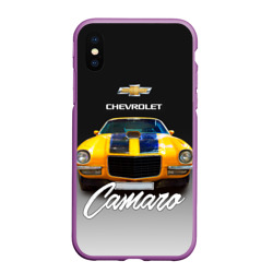 Чехол для iPhone XS Max матовый Американский спорткар Camaro 1970 года