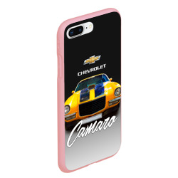 Чехол для iPhone 7Plus/8 Plus матовый Американский спорткар Camaro 1970 года - фото 2