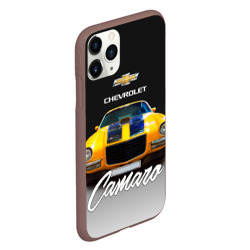 Чехол для iPhone 11 Pro матовый Американский спорткар Camaro 1970 года - фото 2