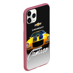 Чехол для iPhone 11 Pro Max матовый Американский спорткар Camaro 1970 года - фото 2