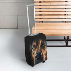 Чехол для чемодана 3D Преданный пес - фото 2