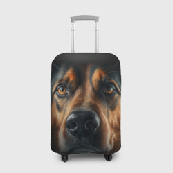 Чехол для чемодана 3D Преданный пес