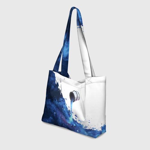 Пляжная сумка 3D Банка с синей краской - фото 3