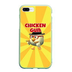 Чехол для iPhone 7Plus/8 Plus матовый Chicken Gun с пистолетами